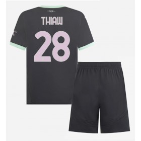 AC Milan Malick Thiaw #28 Tredje skjorte til barn 2024-25 Kortermet (+ korte bukser)